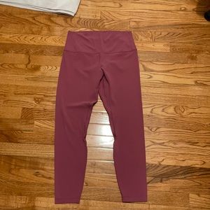 Lulu Lemon Align Moss Rose 10 very good condition